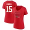 Women's Anton Lundell 2023 Eastern Conference Champions Goal Tender V-Neck T-Shirt - Red