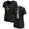 Women's Archie Manning Backer Slim Fit T-Shirt - Black