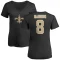 Women's Archie Manning Name & Number Slim Fit T-Shirt - Black