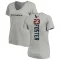 Women's Arian Foster Backer V-Neck T-Shirt - Ash