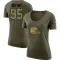 Women's Armonty Bryant Legend Salute to Service Scoop Neck T-Shirt - Olive