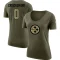 Women's Aron Cruickshank Legend Salute to Service Scoop Neck T-Shirt - Olive