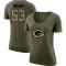 Women's Arron Mosby Legend Salute to Service Scoop Neck T-Shirt - Olive