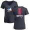 Women's Artem Guryev Name and Number Banner Wave V-Neck T-Shirt - Navy