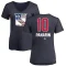 Women's Artemi Panarin Name and Number Banner Wave V-Neck T-Shirt - Navy