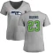 Women's Artie Burns Name & Number Slim Fit T-Shirt - Ash