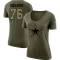 Women's Asim Richards Legend Salute to Service Scoop Neck T-Shirt - Olive