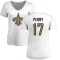 Women's A.T. Perry Name & Number Slim Fit T-Shirt - White