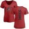 Women's Austin Adams Backer Slim Fit T-Shirt - Red