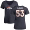 Women's Austin Ajiake Name & Number Slim Fit T-Shirt - Navy