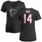 Women's Austin Aune Name & Number Slim Fit T-Shirt - Black