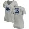 Women's Austin Barnes RBI Slim Fit V-Neck T-Shirt - Heathered Gray