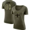 Women's Austin Carr Legend Salute to Service Scoop Neck T-Shirt - Olive