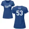 Women's Austin Cox Name & Number T-Shirt - Royal