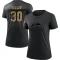 Women's Austin Ekeler 2020 Salute To Service Performance T-Shirt - Black