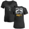 Women's Austin Pruitt Midnight Mascot V-Neck T-Shirt - Black