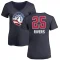 Women's Austin Rivers Name and Number Banner Wave V-Neck T-Shirt - Navy