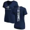 Women's Austin Trammell Backer Slim Fit T-Shirt - Navy