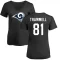 Women's Austin Trammell Name & Number Slim Fit T-Shirt - Black