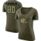 Women's Austin Watkins Jr. Legend Salute to Service Scoop Neck T-Shirt - Olive