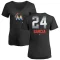 Women's Avisail Garcia Midnight Mascot V-Neck T-Shirt - Black