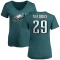 Women's Avonte Maddox Name & Number Slim Fit T-Shirt - Green