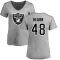 Women's Azizi Hearn Name & Number Slim Fit T-Shirt - Ash