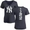 Women's Babe Ruth Backer Slim Fit T-Shirt - Navy