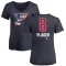 Women's Barclay Plager Name and Number Banner Wave V-Neck T-Shirt - Navy