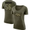 Women's Baron Browning Legend Salute to Service Scoop Neck T-Shirt - Olive