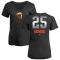 Women's Barry Bonds Midnight Mascot V-Neck T-Shirt - Black