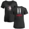 Women's Barry Larkin Midnight Mascot V-Neck T-Shirt - Black