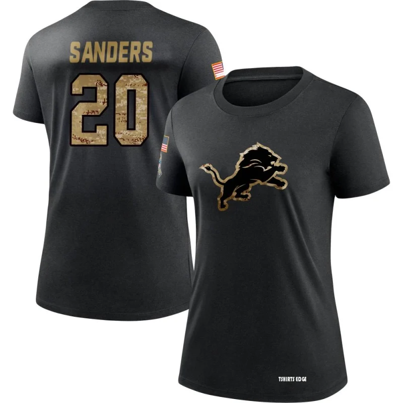 Women's Barry Sanders 2020 Salute To Service Performance T-Shirt