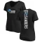 Women's Barry Sanders Backer Slim Fit T-Shirt - Black