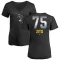 Women's Barry Zito Midnight Mascot V-Neck T-Shirt - Black