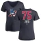 Women's Barry Zito Name and Number Banner Wave V-Neck T-Shirt - Navy