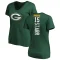 Women's Bart Starr Backer Slim Fit T-Shirt - Green