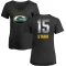 Women's Bart Starr Midnight Mascot T-Shirt - Black