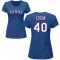 Women's Bartolo Colon Name & Number T-Shirt - Royal