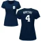 Women's Beau Brieske Name & Number T-Shirt - Navy