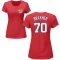 Women's Ben Braymer Name & Number T-Shirt - Red