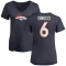 Women's Ben DiNucci Name & Number Slim Fit T-Shirt - Navy