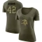 Women's Ben Gedeon Legend Salute to Service Scoop Neck T-Shirt - Olive