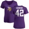 Women's Ben Gedeon Name & Number Slim Fit T-Shirt - Purple