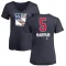 Women's Ben Harpur Name and Number Banner Wave V-Neck T-Shirt - Navy