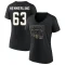 Women's Ben Hemmerling 2023 Western Conference Champions Goal Tender V-Neck T-Shirt - Black