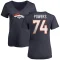 Women's Ben Powers Name & Number Slim Fit T-Shirt - Navy