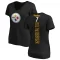 Women's Ben Roethlisberger Backer Slim Fit T-Shirt - Black