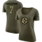 Women's Ben Roethlisberger Legend Salute to Service Scoop Neck T-Shirt - Olive