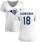 Women's Ben Skowronek Name & Number Slim Fit T-Shirt - White